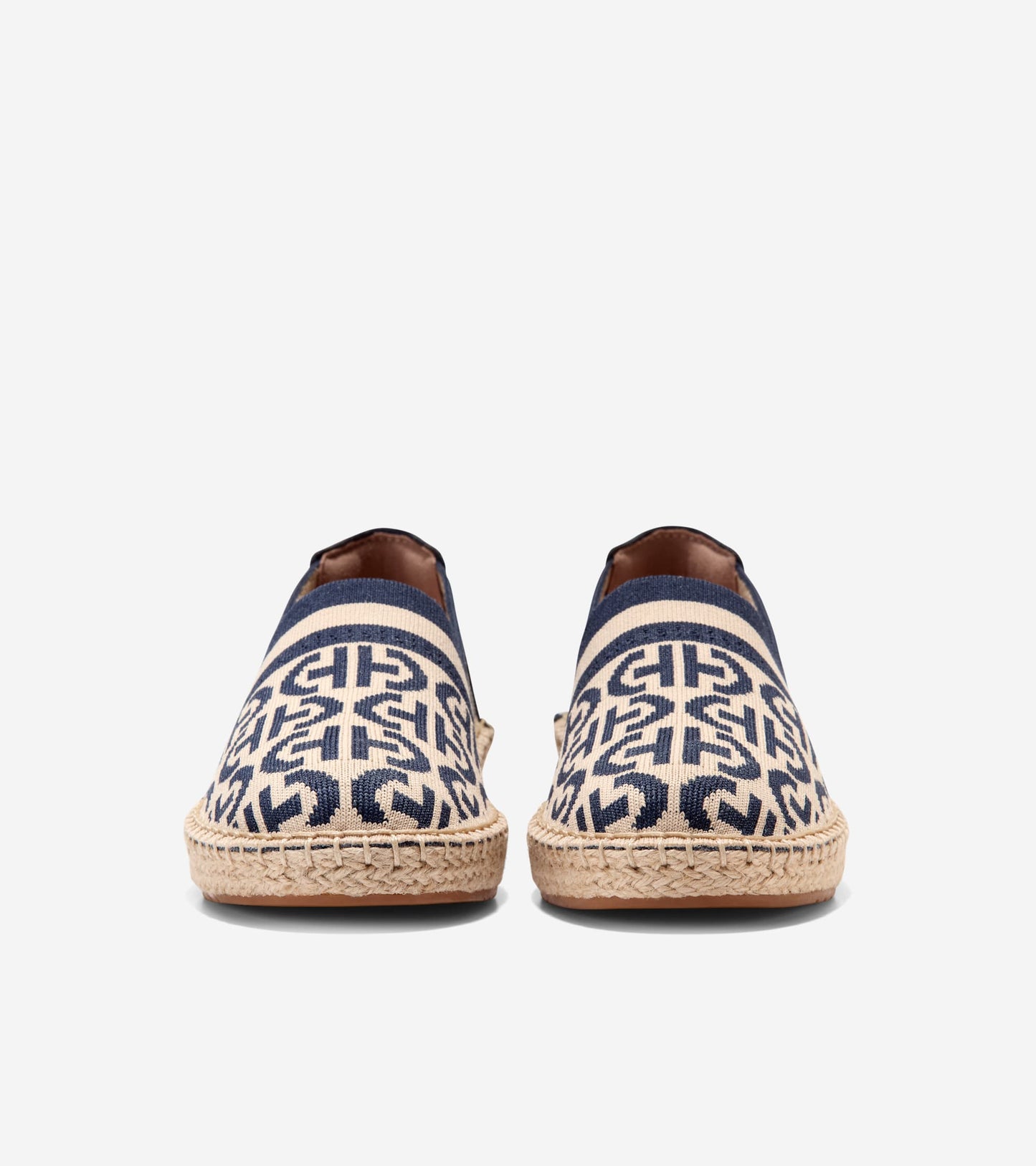 W32110:DOUBLE CH NAVY BLAZER/OAT STITCHLIGHT