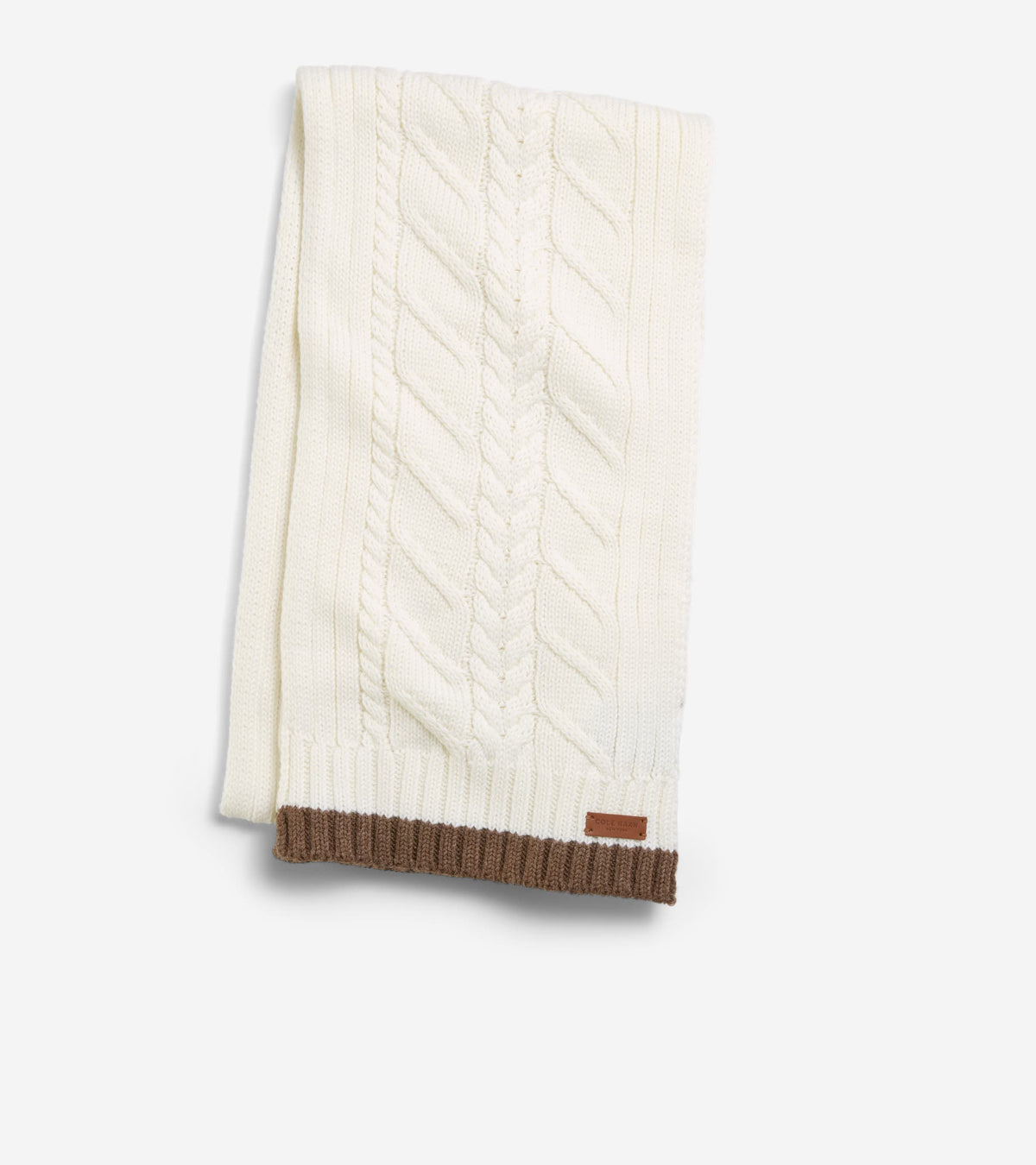 Women's Solid Scarf with Trim