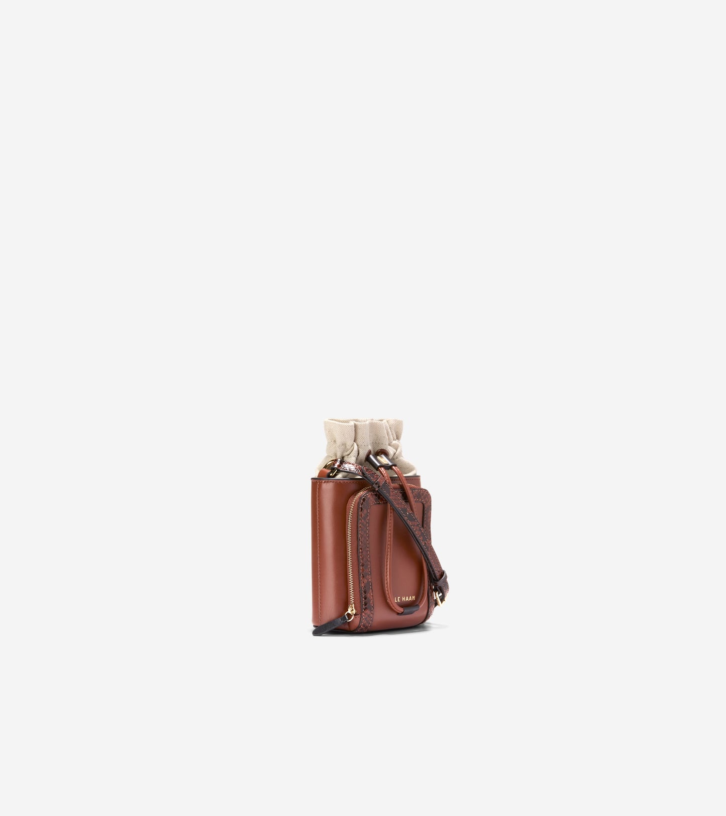 U07693:NATURAL CANVAS/DK. CUOIO/BROWN SNAKE/BLACK:0000