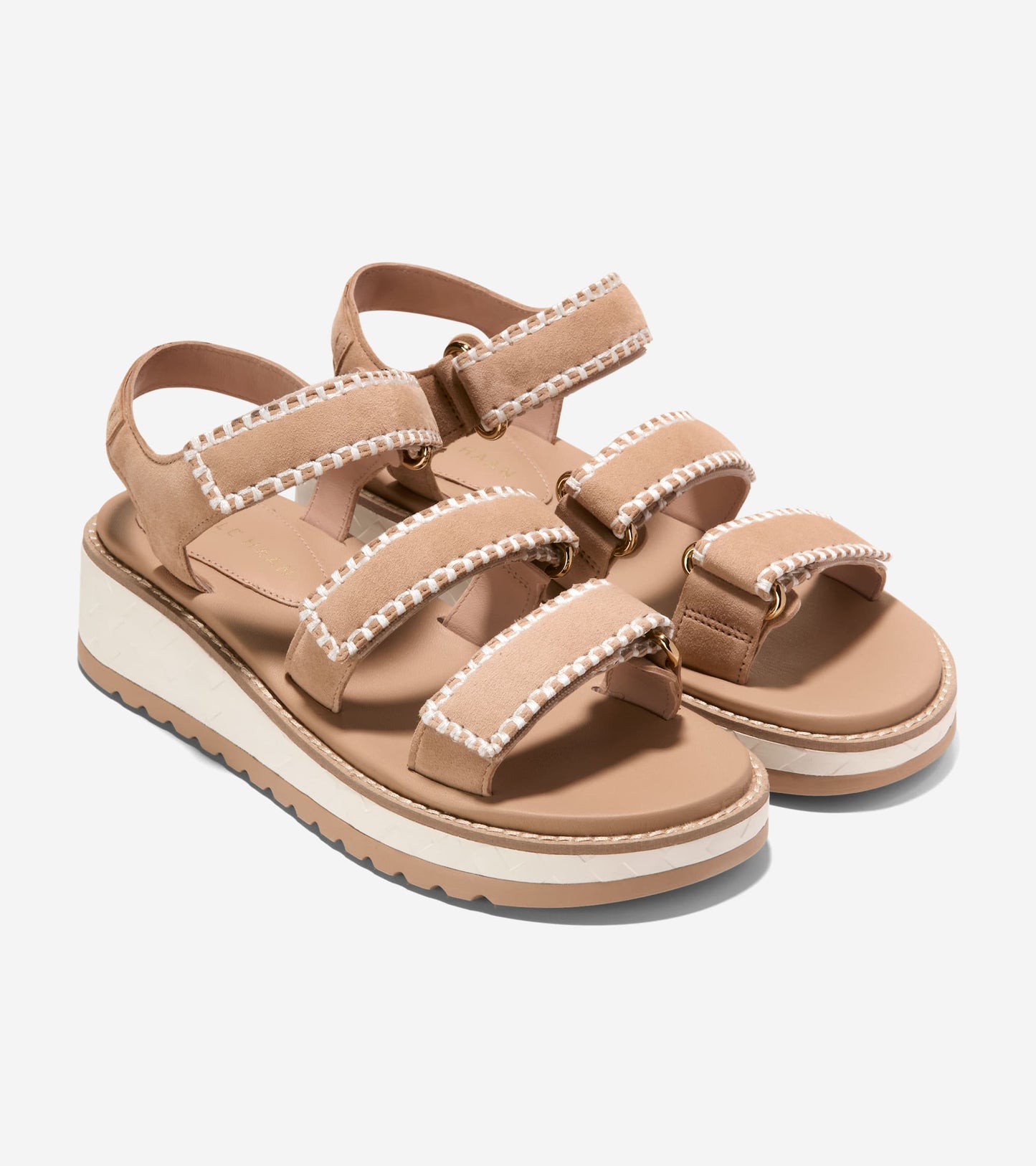 W33220:CH TUSCAN SAND SUEDE/IVORY-CH TUSCAN SAND