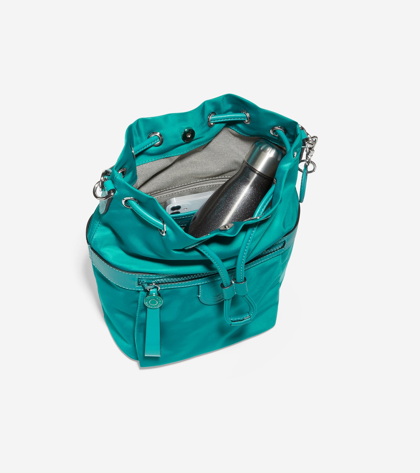 Nylon Drawstring Crossbody
