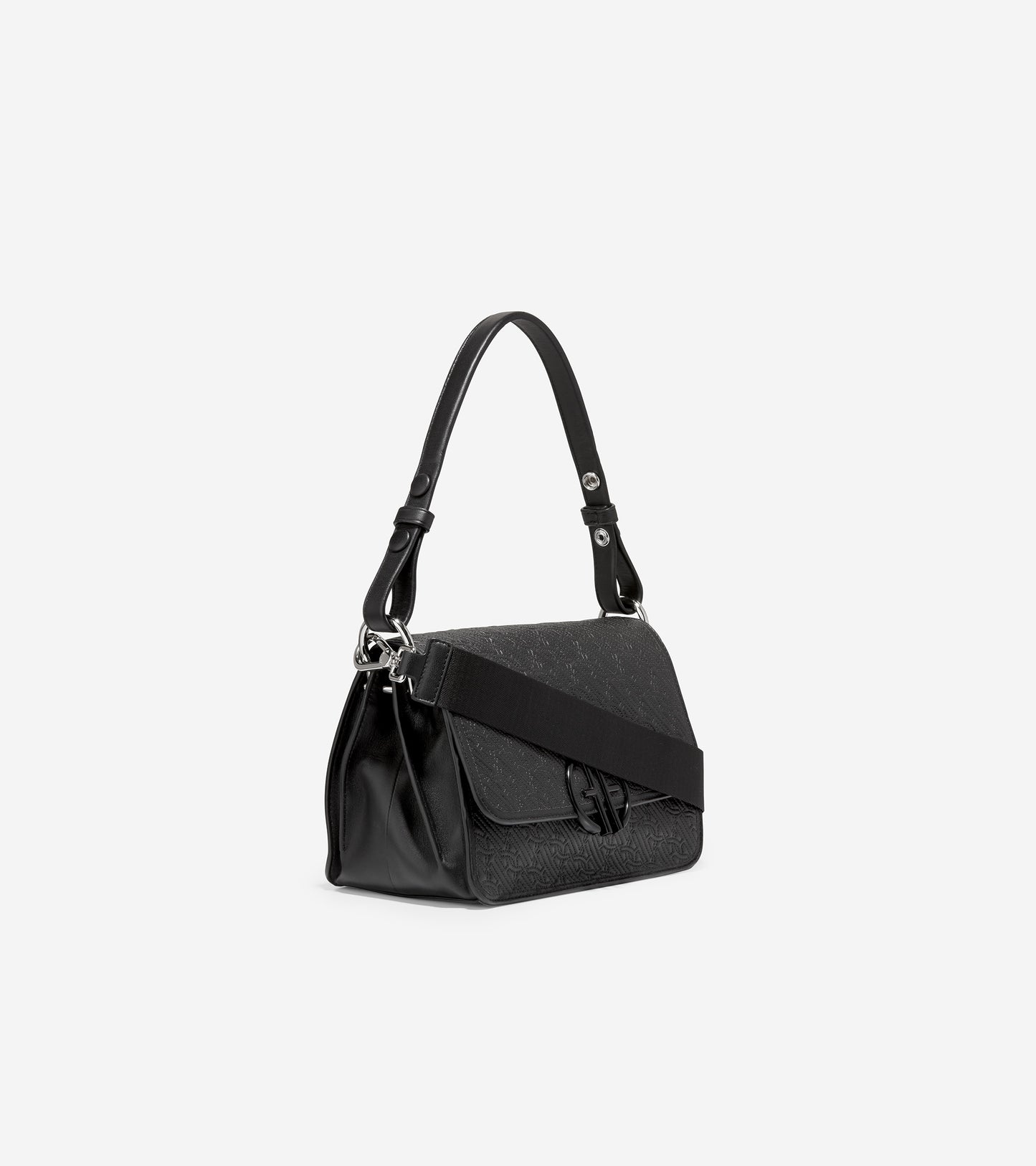 Quilted Logo Shoulder Bag