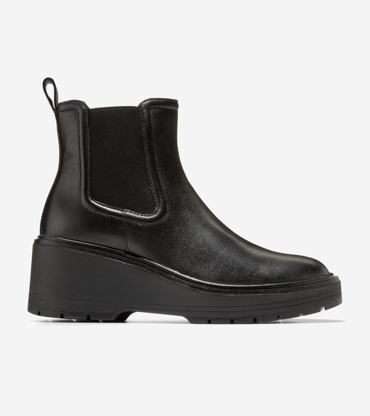 Women’s ZERØGRAND Cityquest Waterproof Wedge Boots