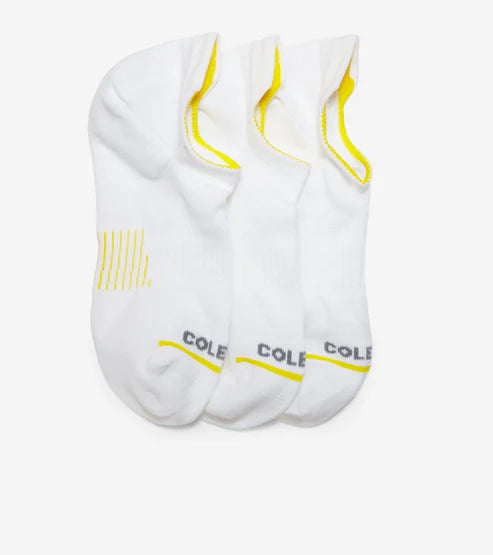 Cole Haan Women 3-Pack No-Show Socks White