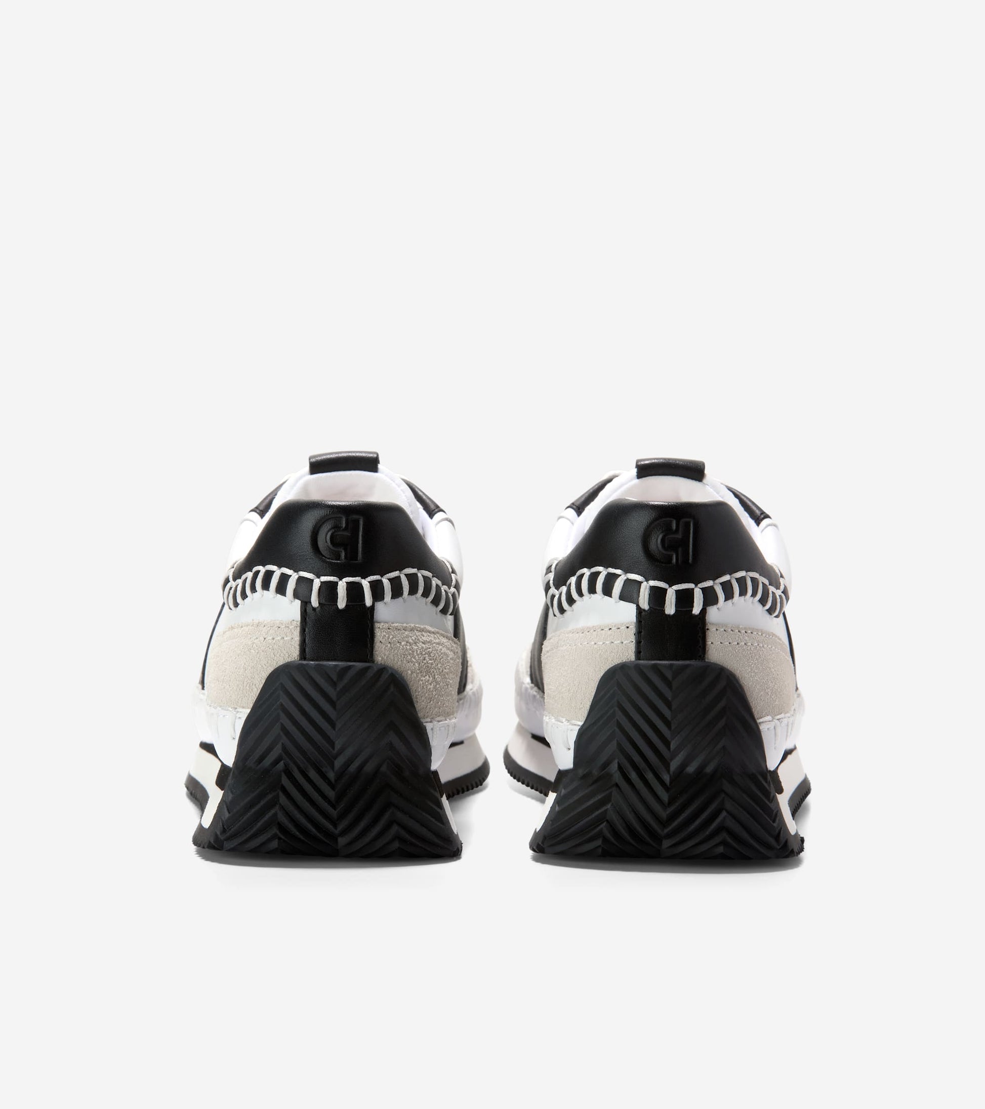 W33645:WHITE/BLACK/SILVER BICH SUEDE/BLACK-WHITE