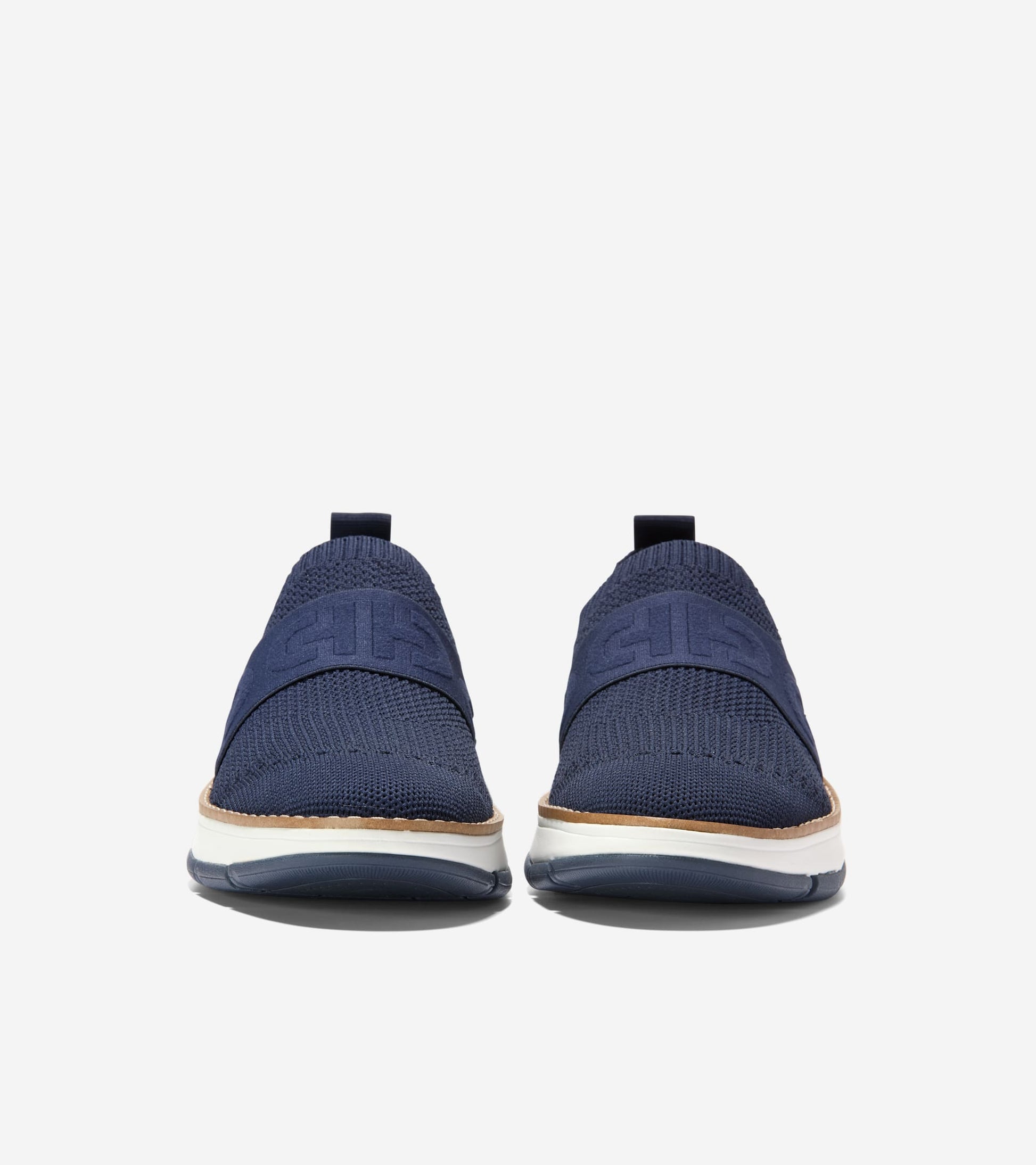 W32499:NAVY BLAZER KNIT/WHITE