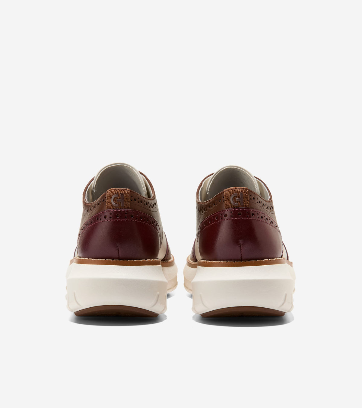 W37408:CH BLOODSTONE / FONDUE FUDGE / IVORY LEATHER