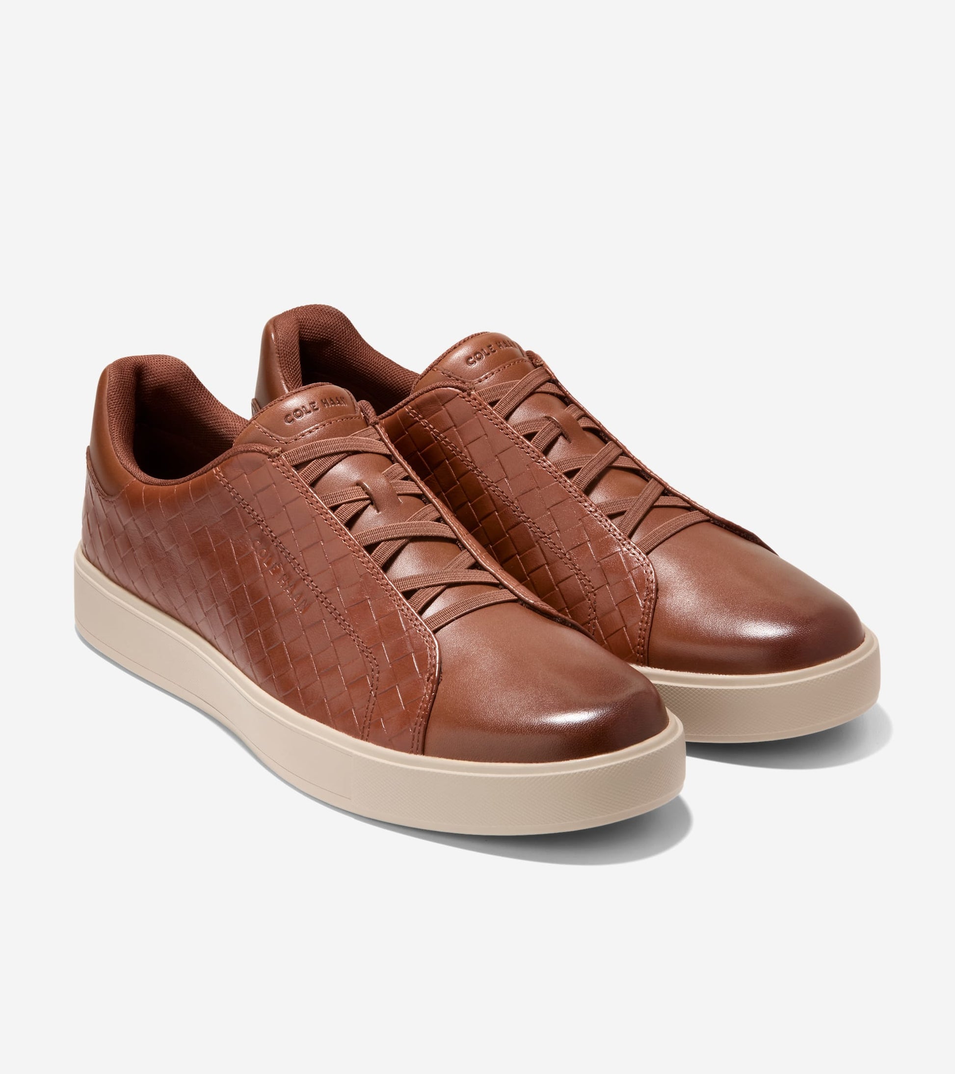 C42598:CH DARK SEQUOIA WOVEN EMBOSS / ANGORA