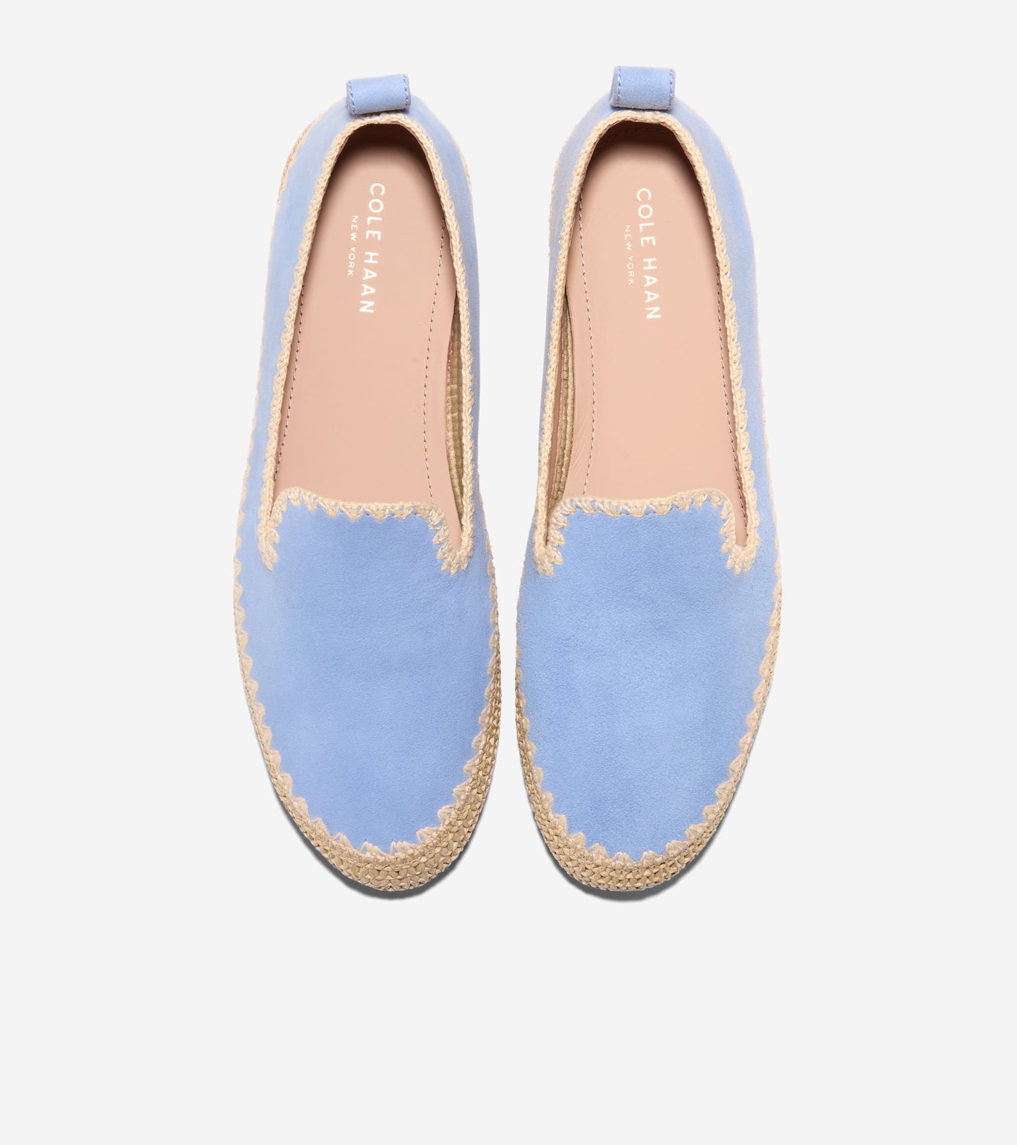 W36189:HYDRANGEA SUEDE / NATURAL RAFFIA