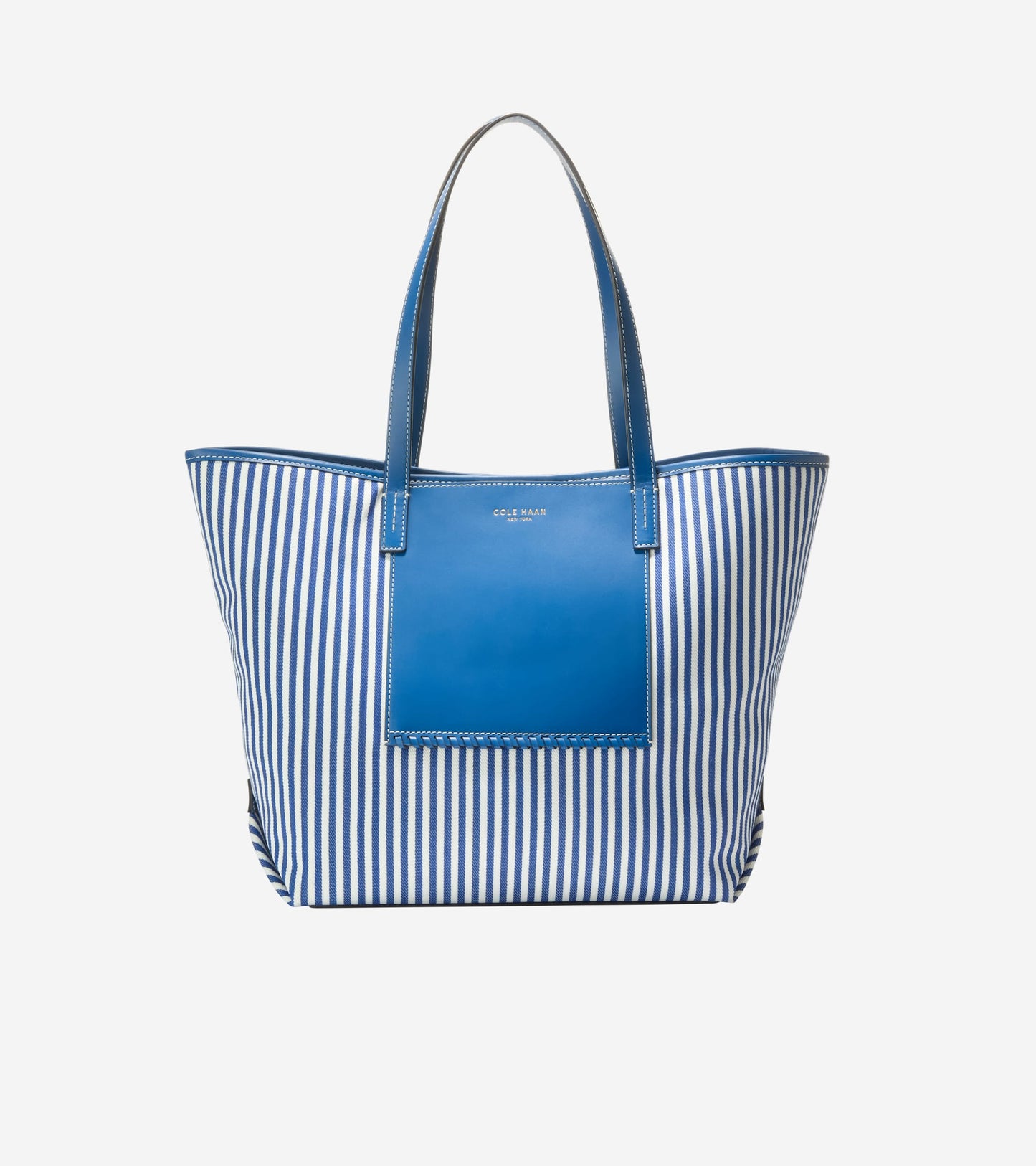 U08289:PRINTED TRUE BLUE STRIPE NATURAL CANVAS:0000