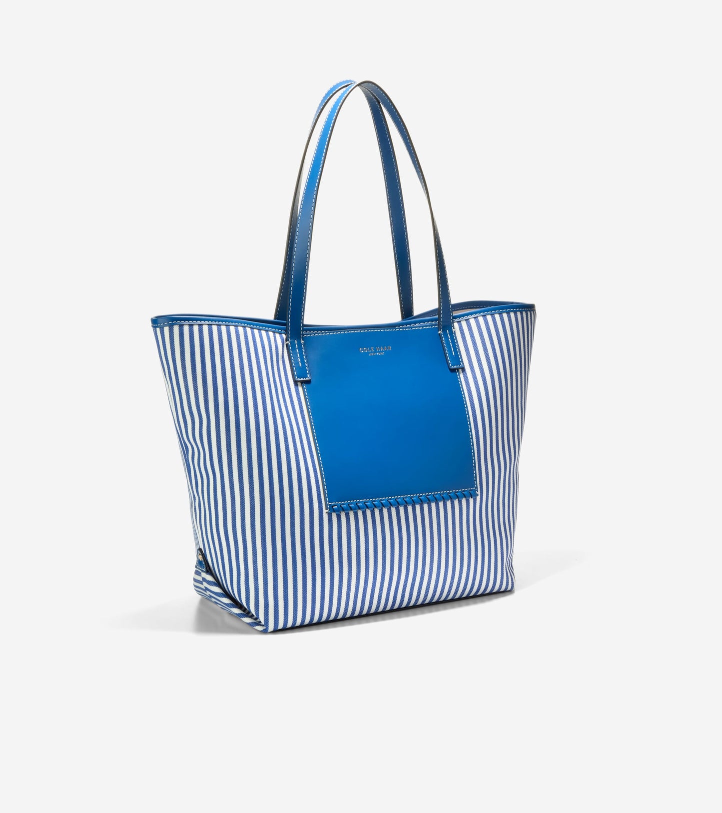 U08289:PRINTED TRUE BLUE STRIPE NATURAL CANVAS:0000