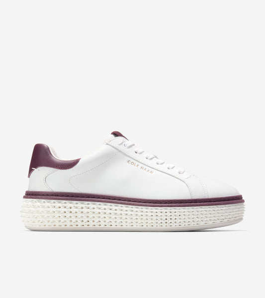 W36151:WHITE LTHR / CH BLACK GARNET LTHR