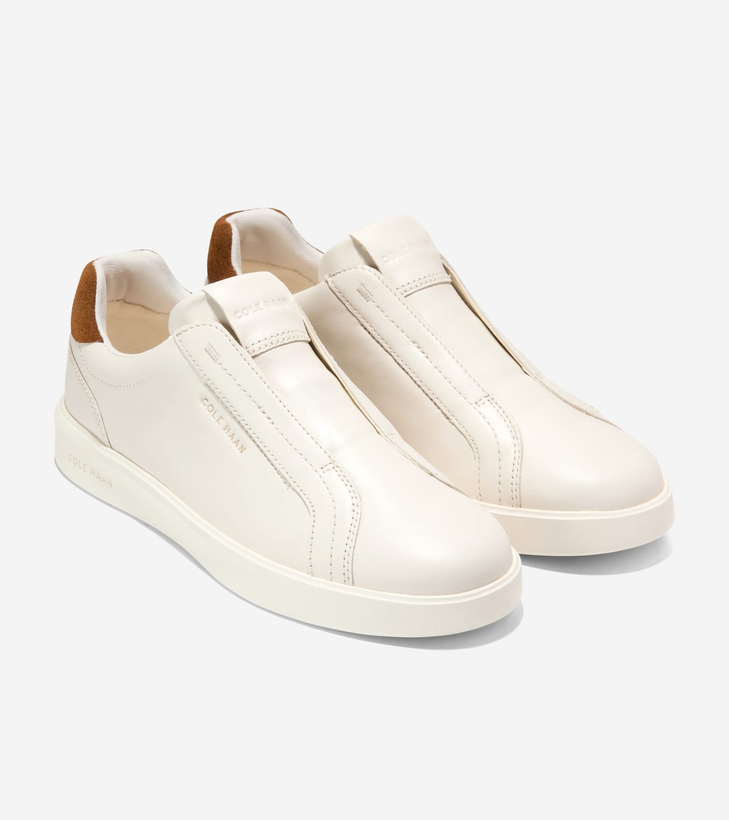 W34140:IVORY LTR/CH TOBACCO SUEDE