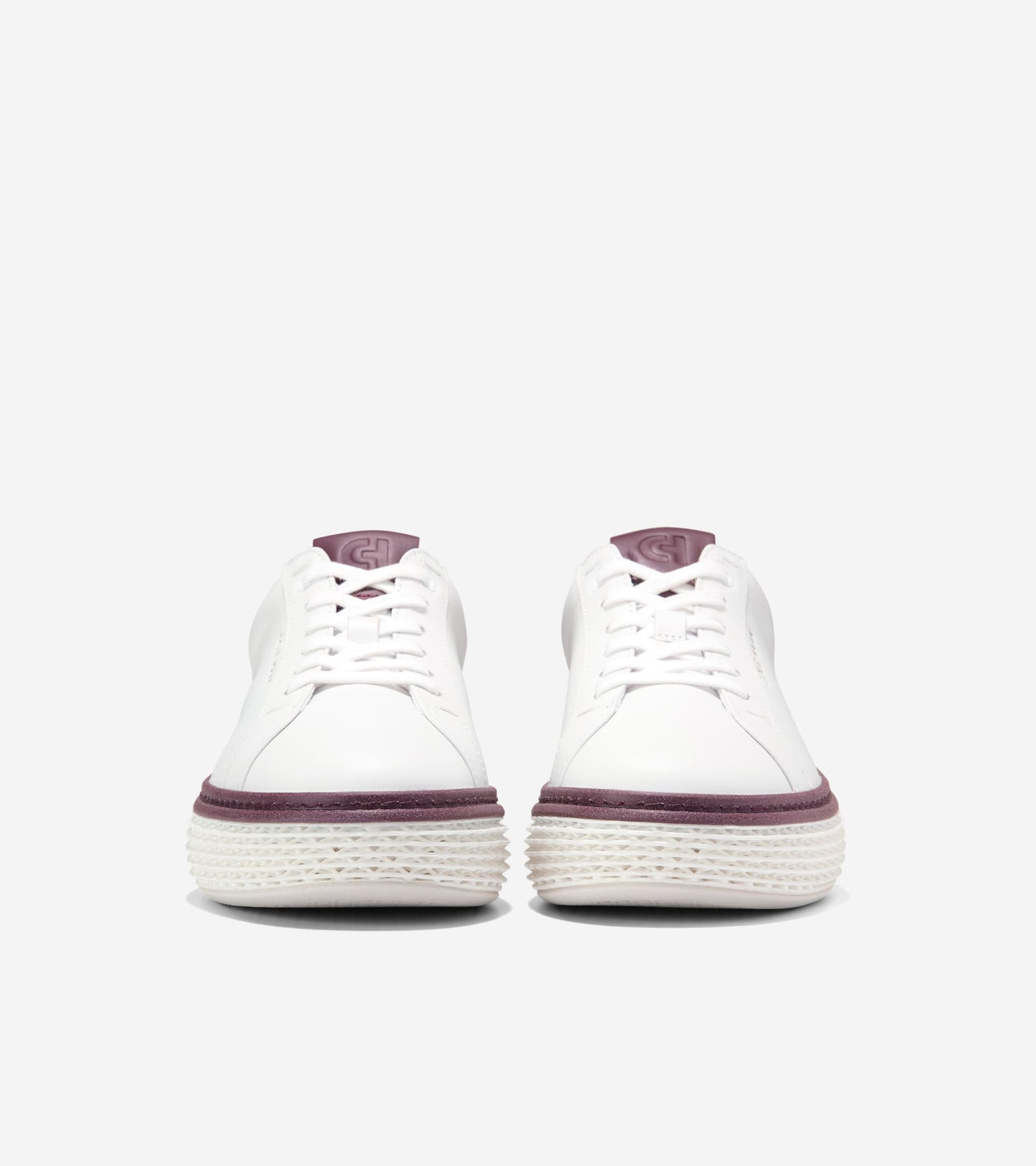 W36151:WHITE LTHR / CH BLACK GARNET LTHR