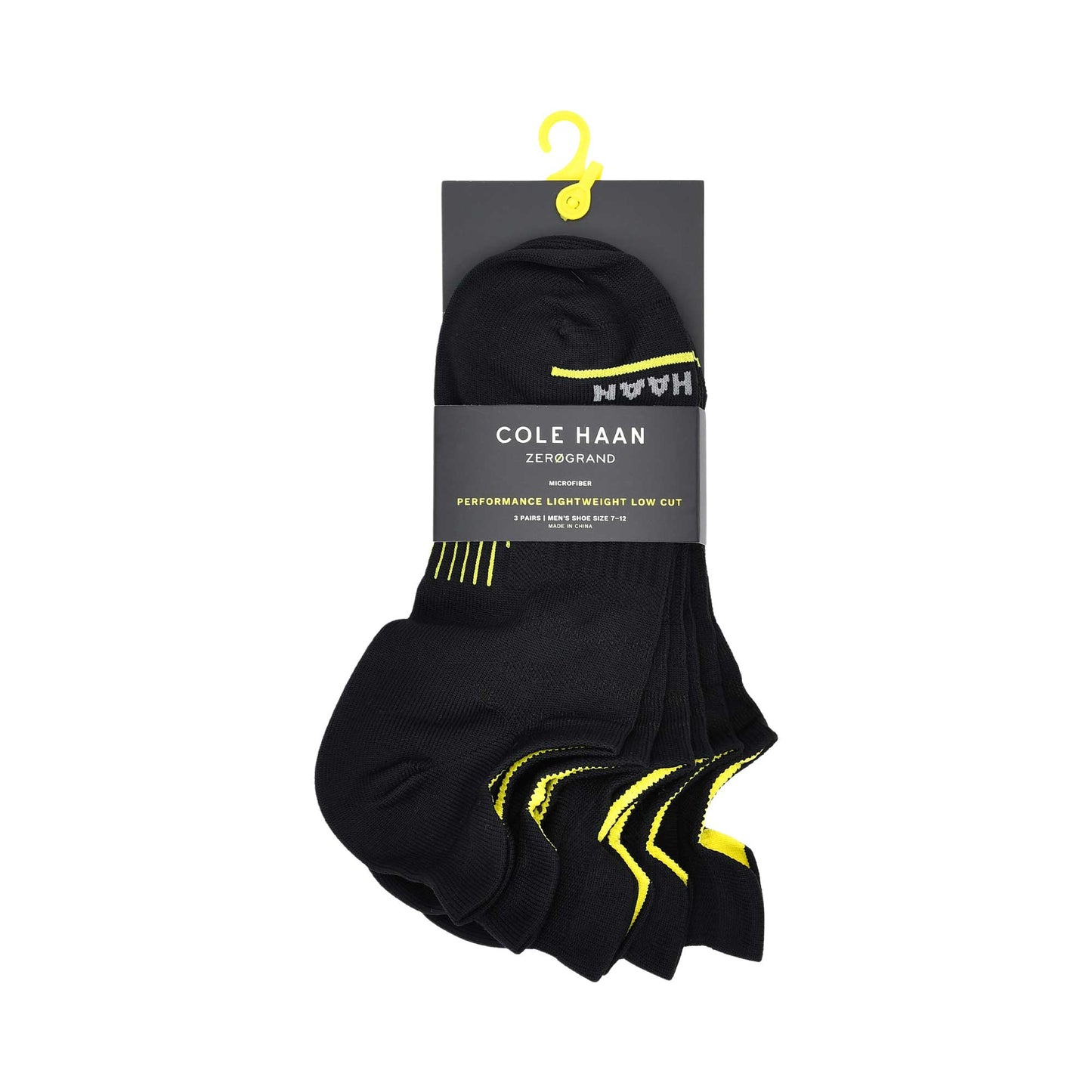 Cole Haan 3-Pack Base Layer Socks Black