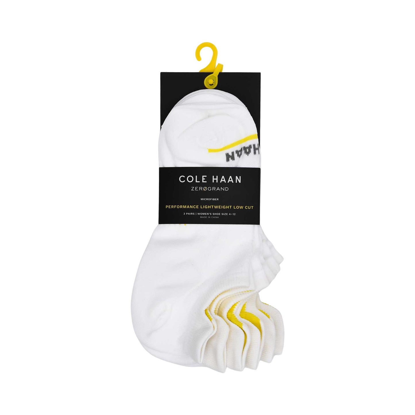 Cole Haan Women 3-Pack No-Show Socks White