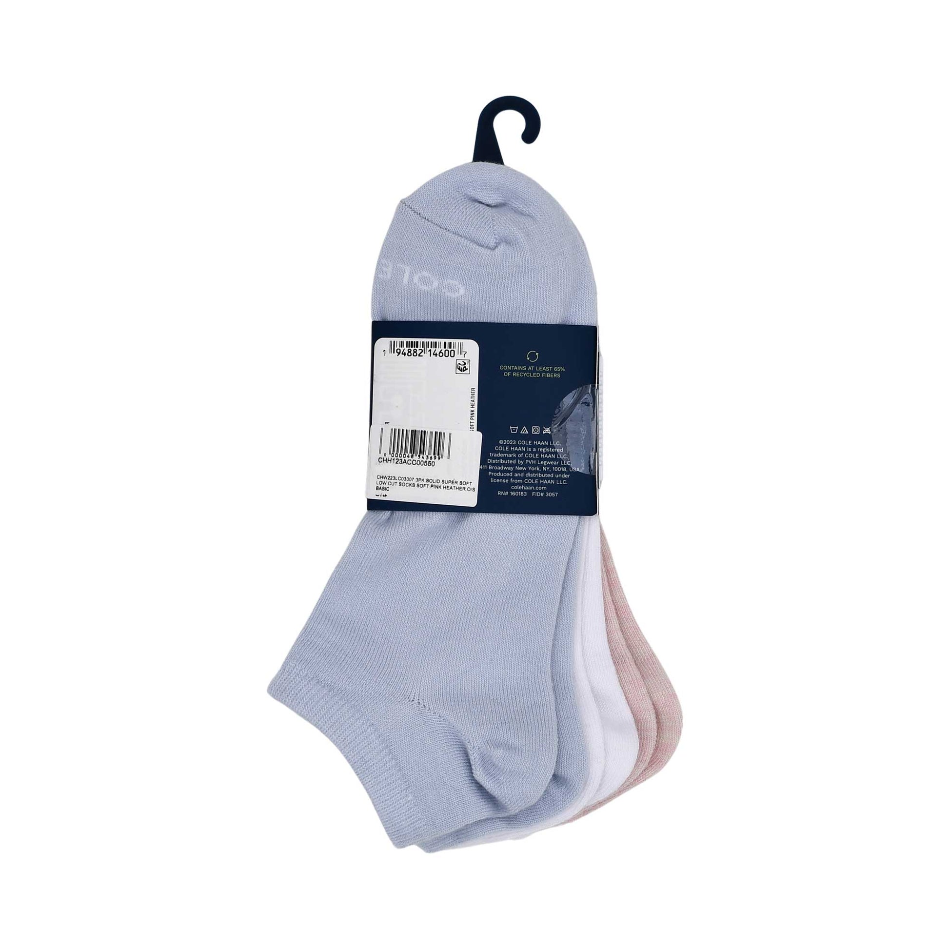 Chole Haan Cole Haan Women 3-Pack No-Show Socks Soft Pink Heather | Socks Chole Haan Cole Haan Women 3-Pack No-Show Socks Soft Pink Heather | Socks