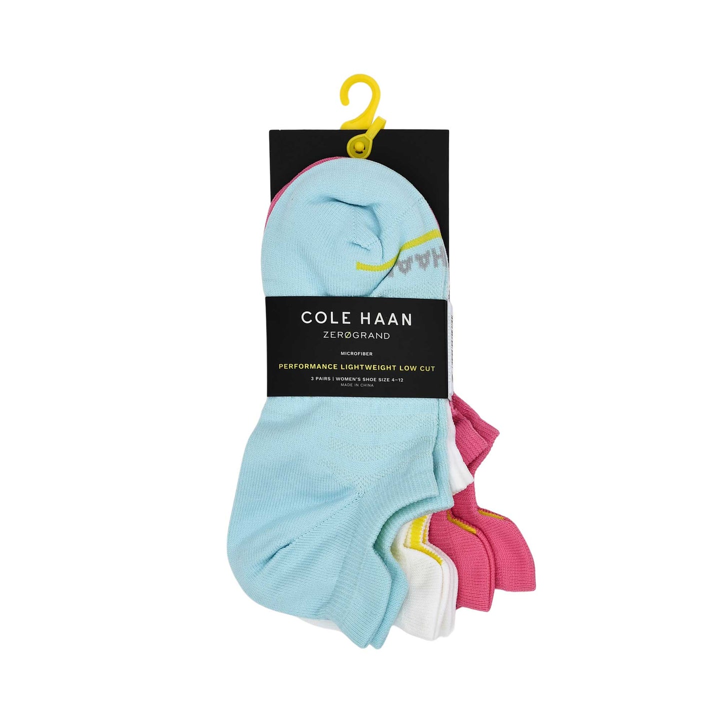 Cole Haan Women 3-Pack No-Show Socks Assorted