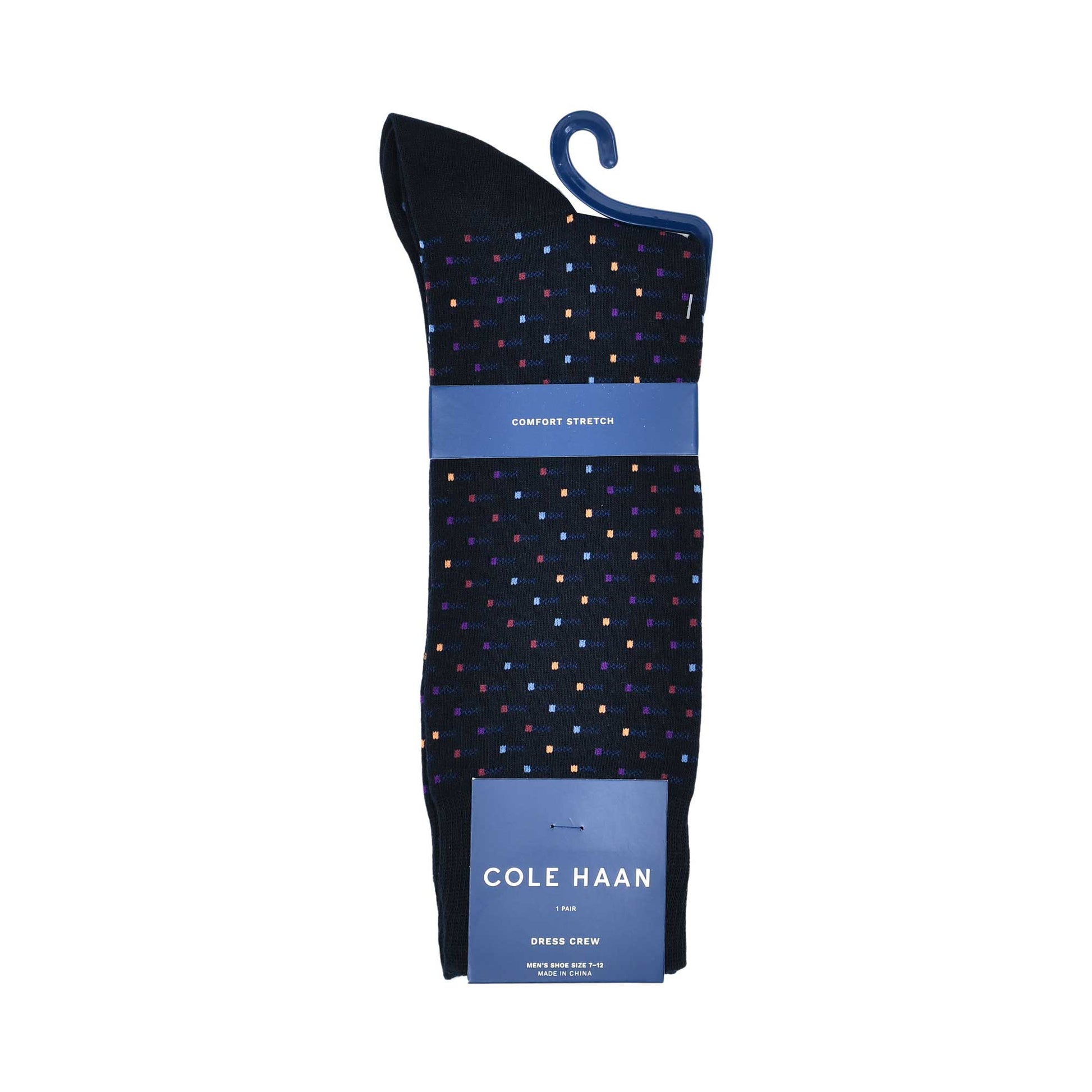 Chole Haan Cole Haan Men 1-Pack Dress Crew Socks Navy | Socks Chole Haan Cole Haan Men 1-Pack Dress Crew Socks Navy | Socks