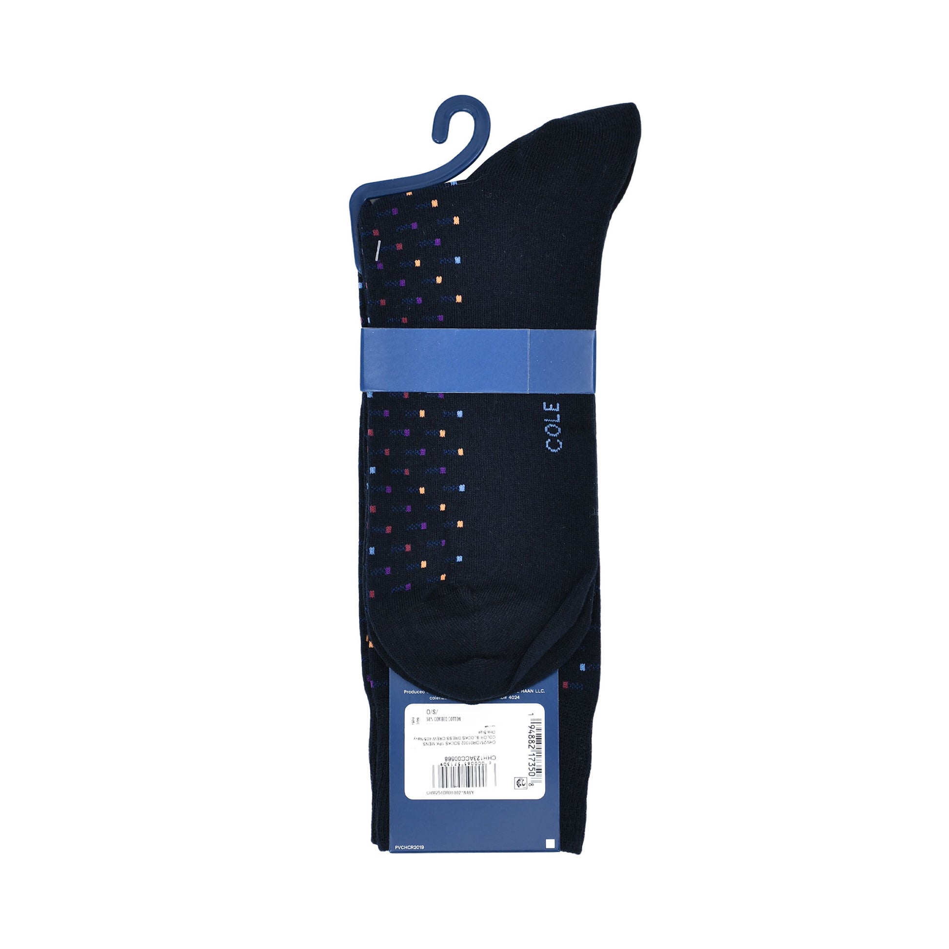 Chole Haan Cole Haan Men 1-Pack Dress Crew Socks Navy | Socks Chole Haan Cole Haan Men 1-Pack Dress Crew Socks Navy | Socks