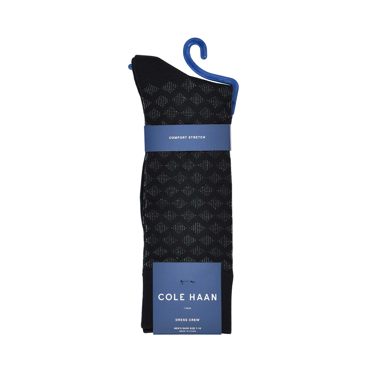 Cole Haan Men 1-Pack Dress Crew Socks Black