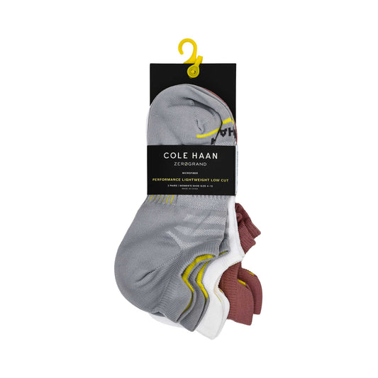 Cole Haan Women 3-Pack No-Show Socks Multicolor
