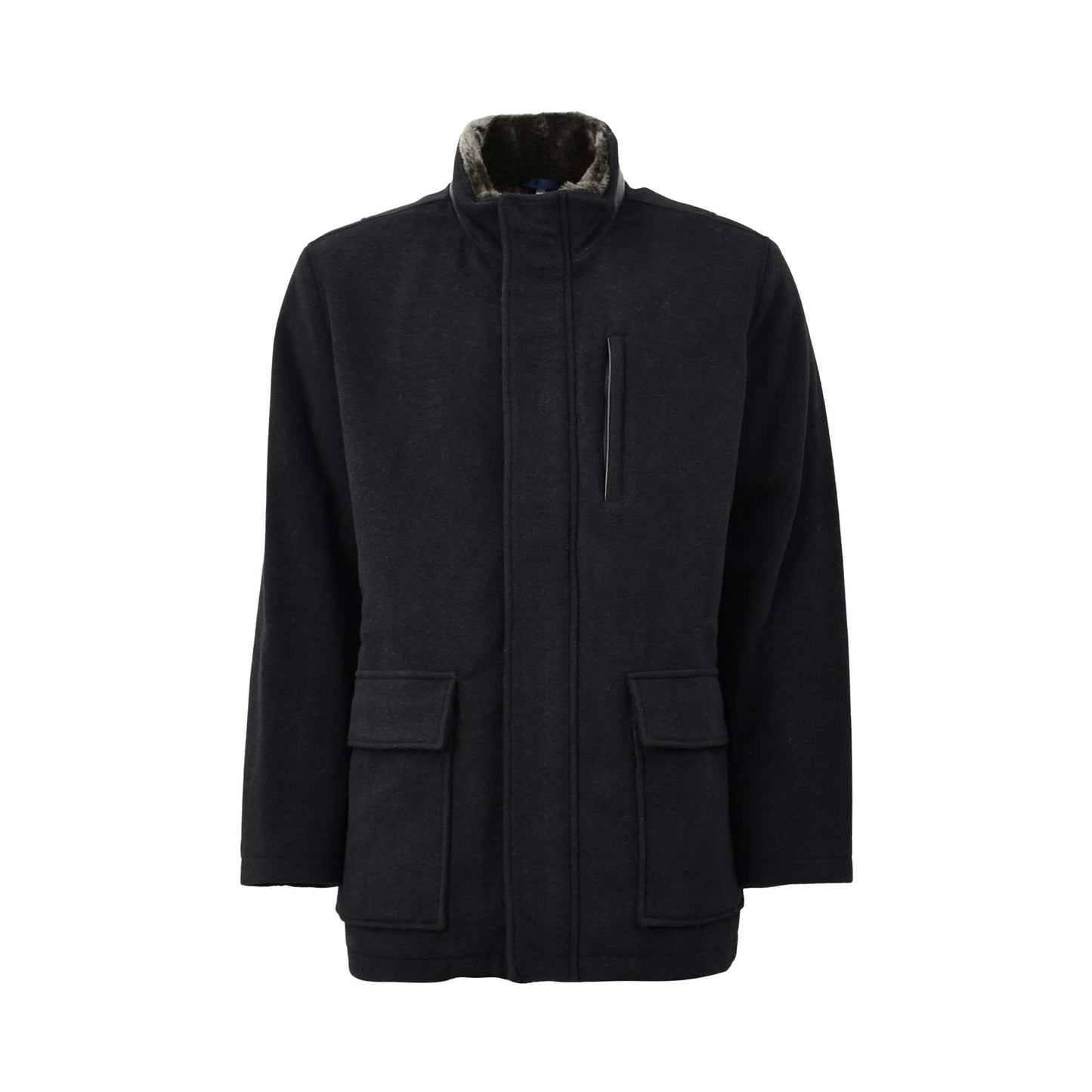 Men's Wool Plush Car Coat