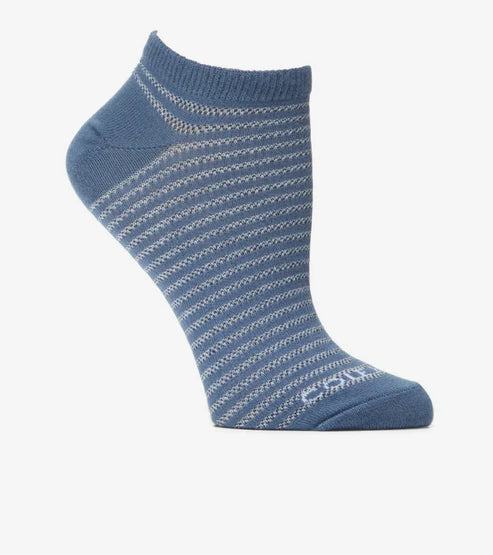 Cole Haan Women 3-Pack No-Show Socks Blue Assorted