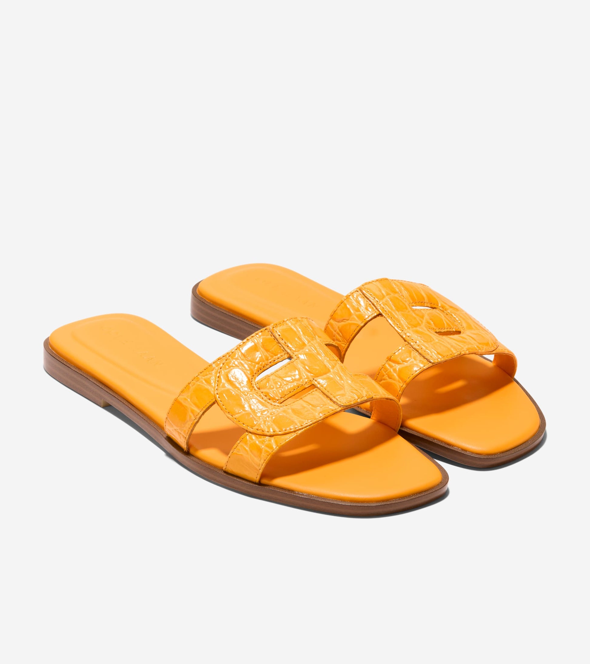 W30555:SAFFRON CROC PRT LTR