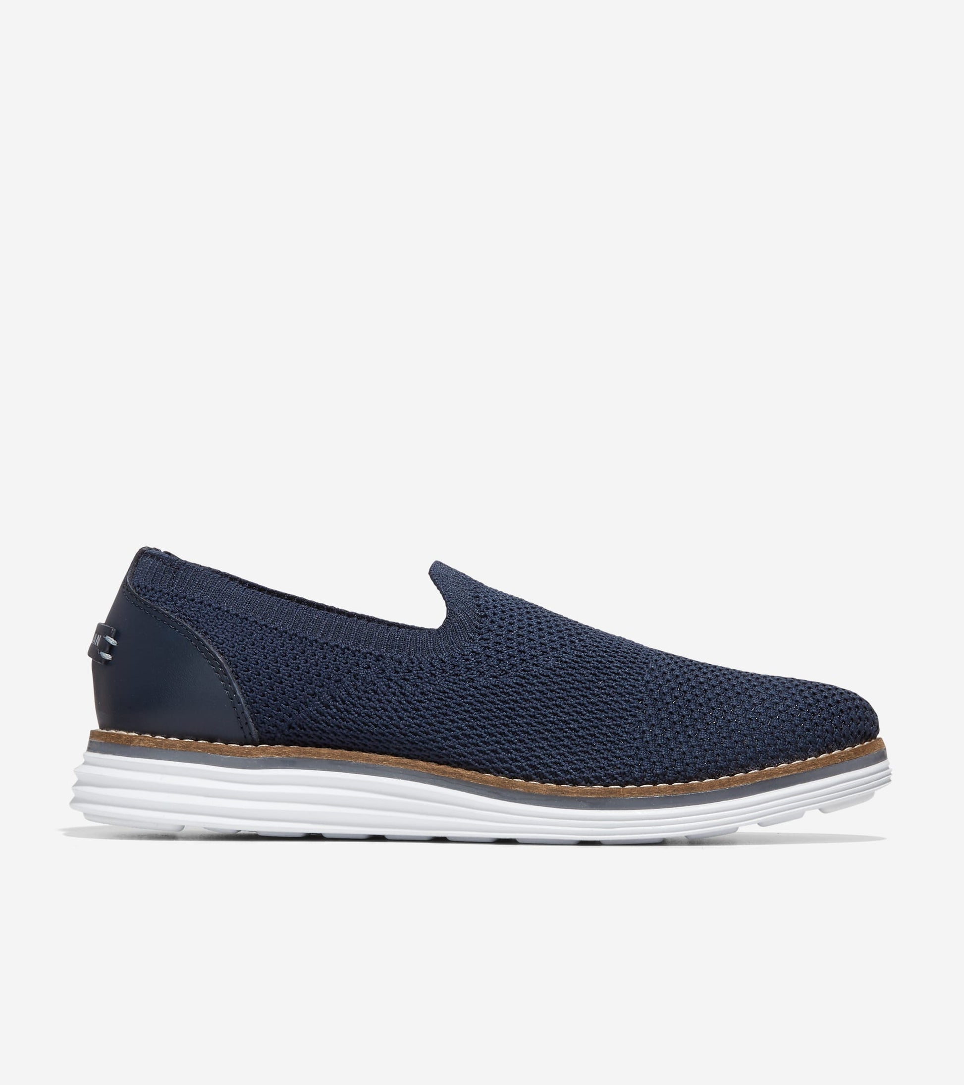 W28152:NAVY KNIT/OPTIC WHITE