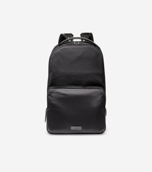 GRANDSERIES Nylon and Leather Backpack