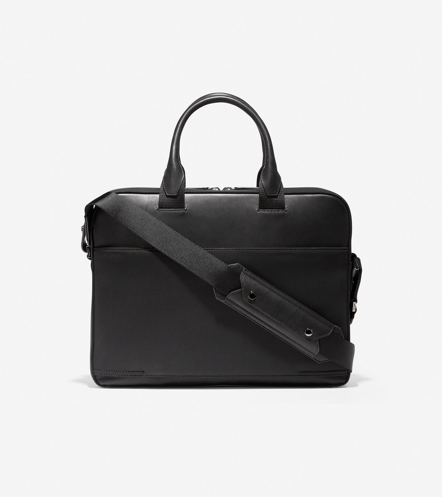 GRANDSERIES Nylon and Leather Attache