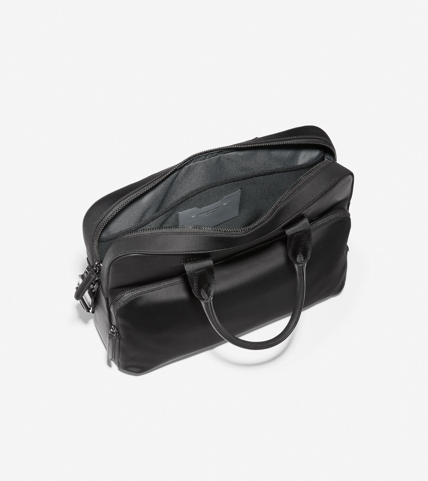 GRANDSERIES Nylon and Leather Attache