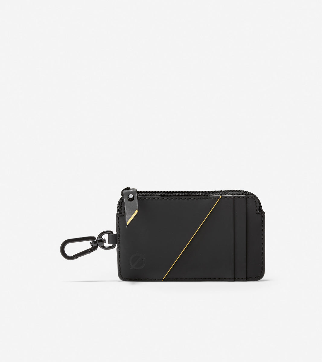 ZERØGRAND Zip Card Case With Key Ring