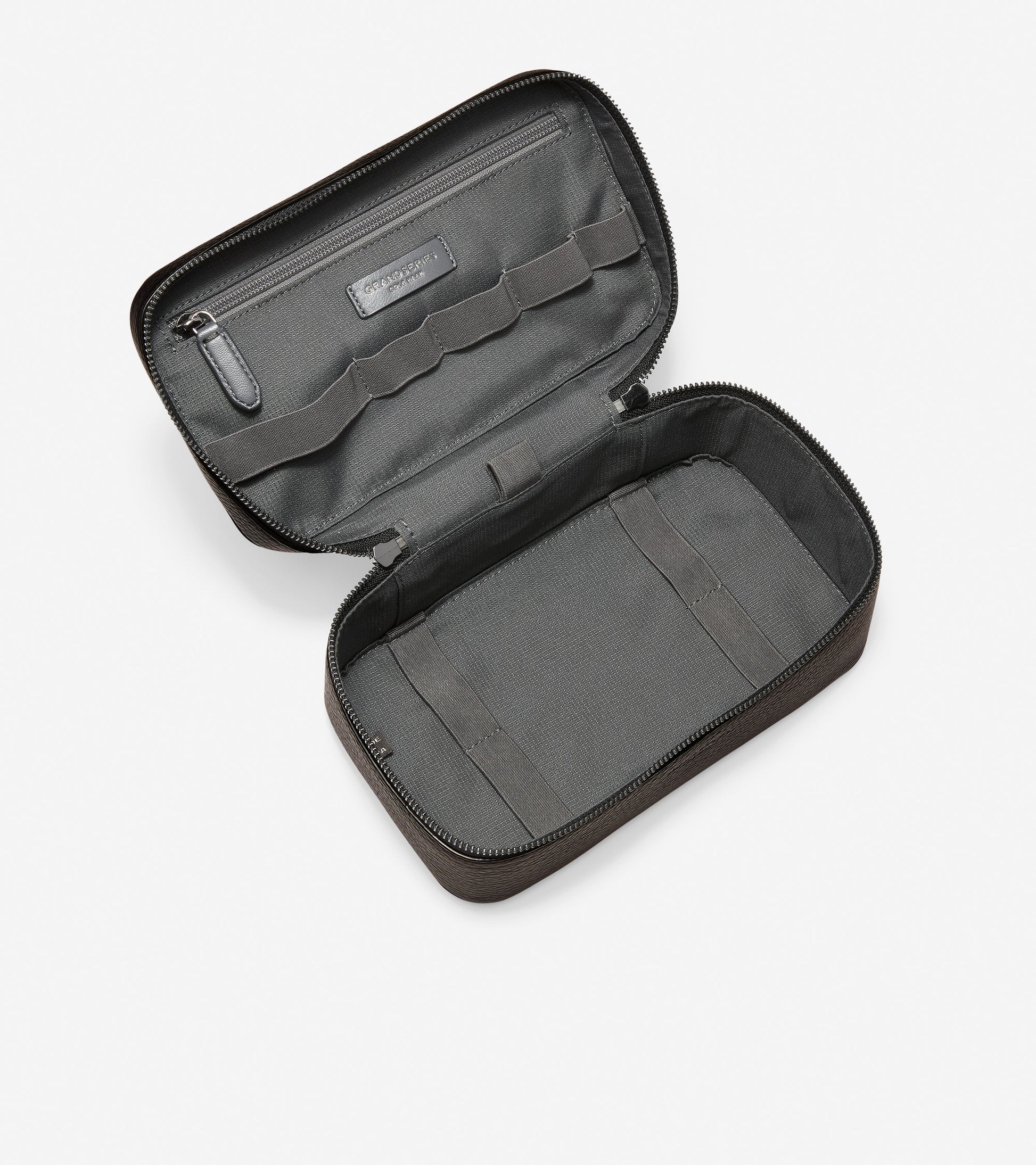 GRANDSERIES Leather Zip Around Travel Case