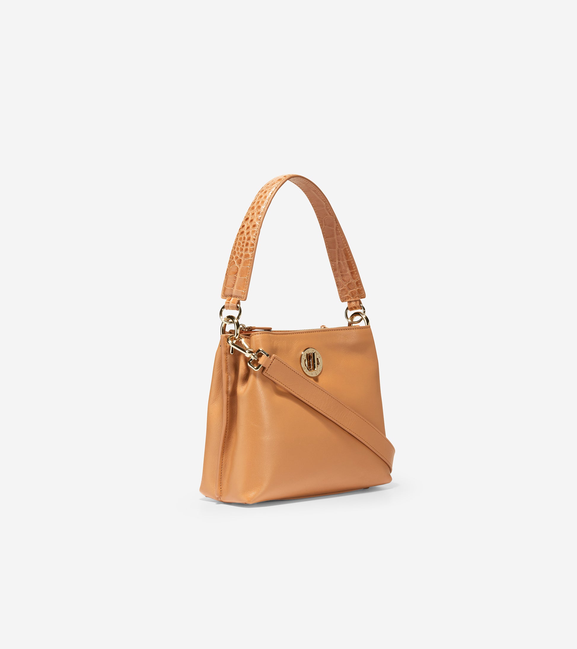 Small Turnlock Bucket Bag