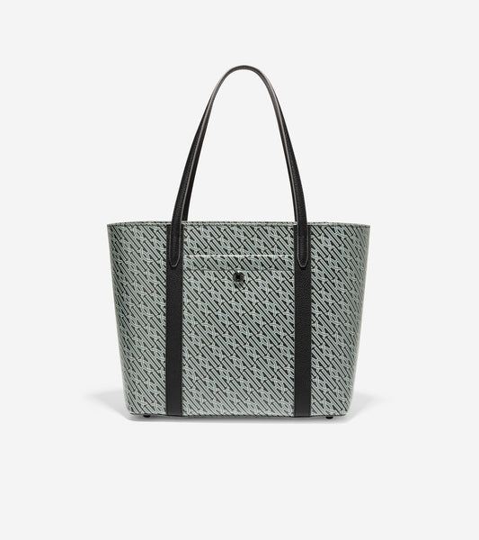 Coated Canvas Small Tote