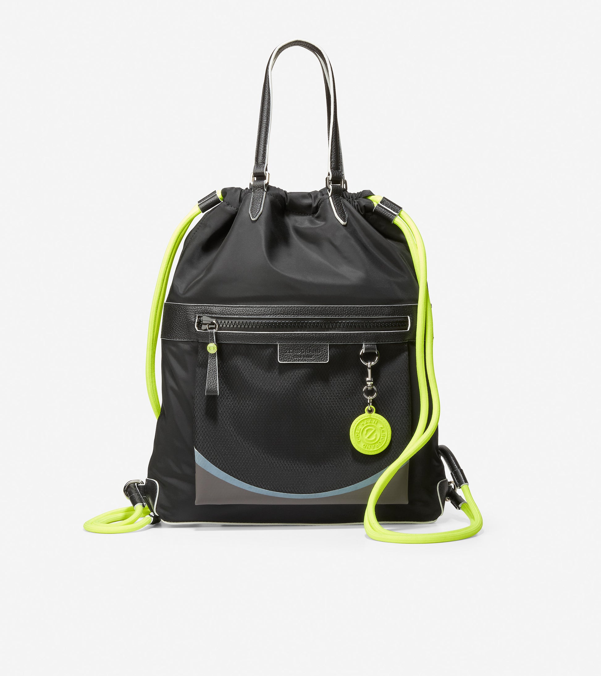 Radiant Nylon Drawstring Backpack