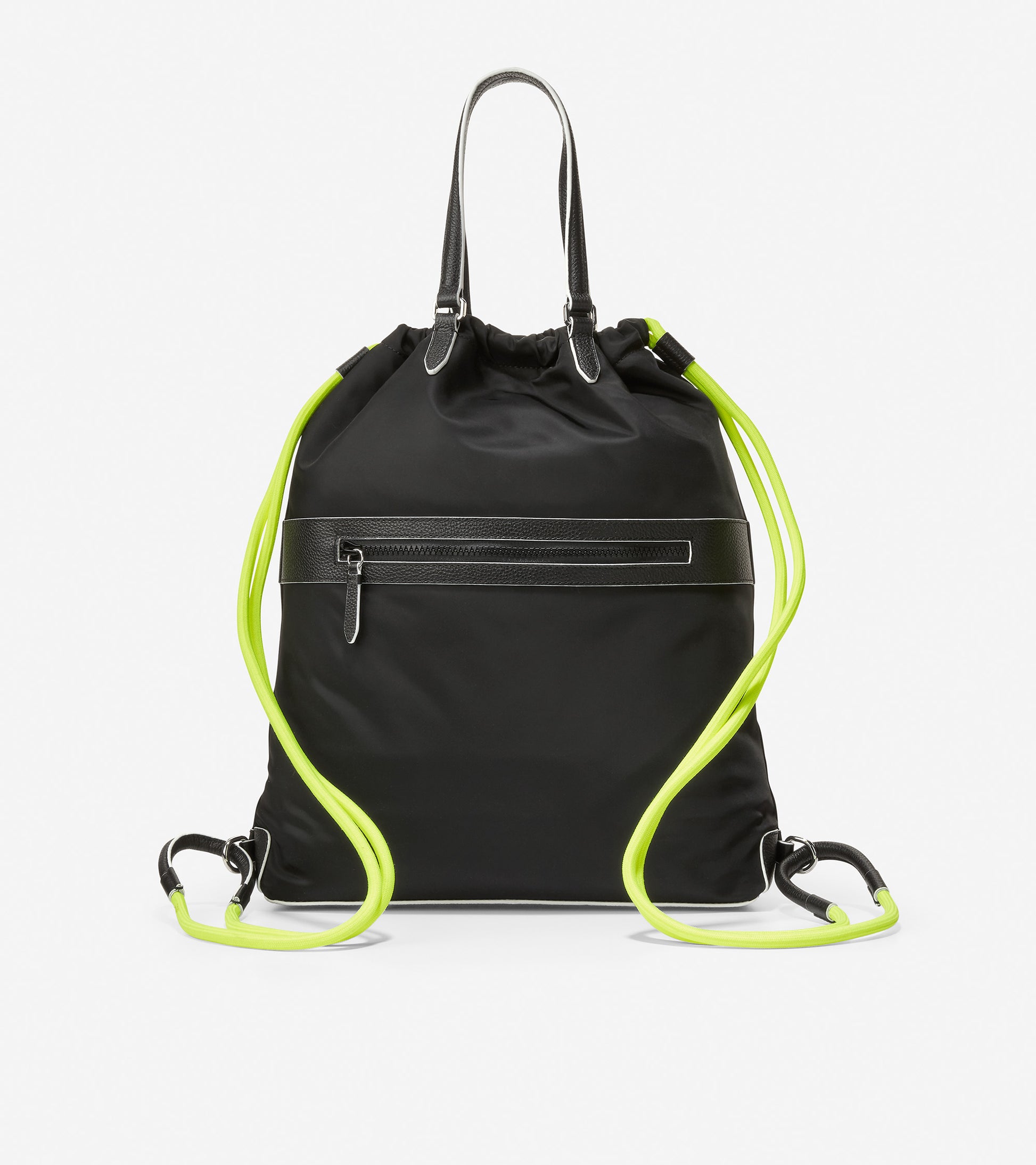 Radiant Nylon Drawstring Backpack