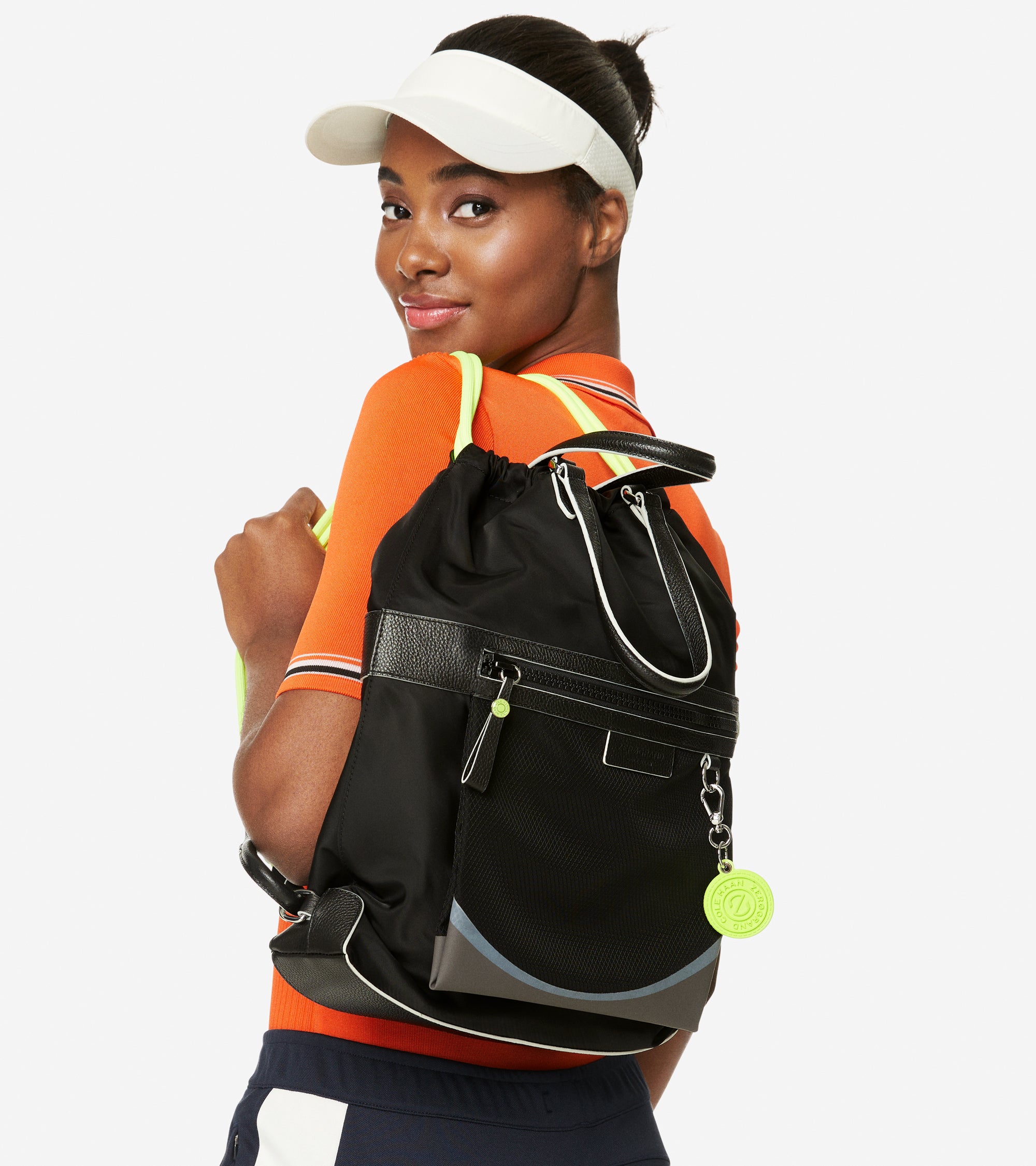 Radiant Nylon Drawstring Backpack Women's Colehaan.qa