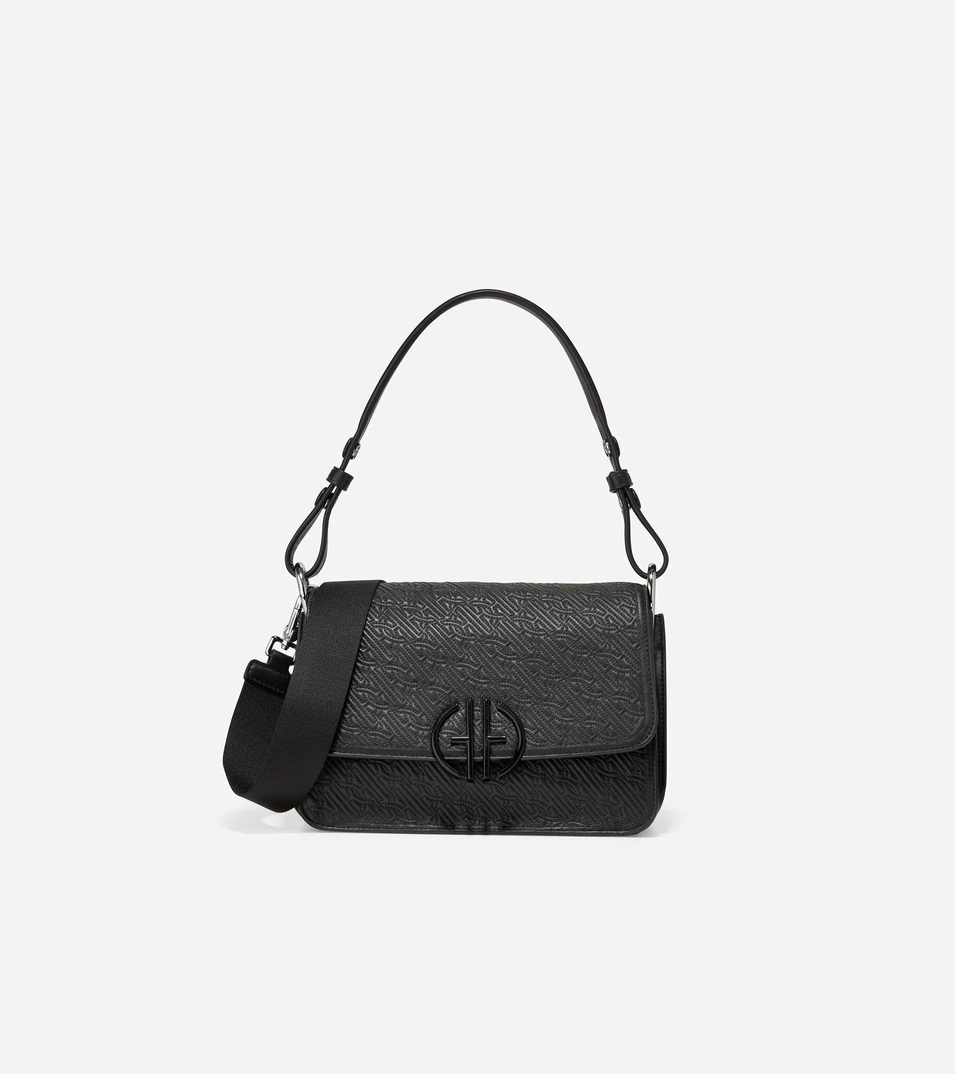 Quilted Logo Shoulder Bag