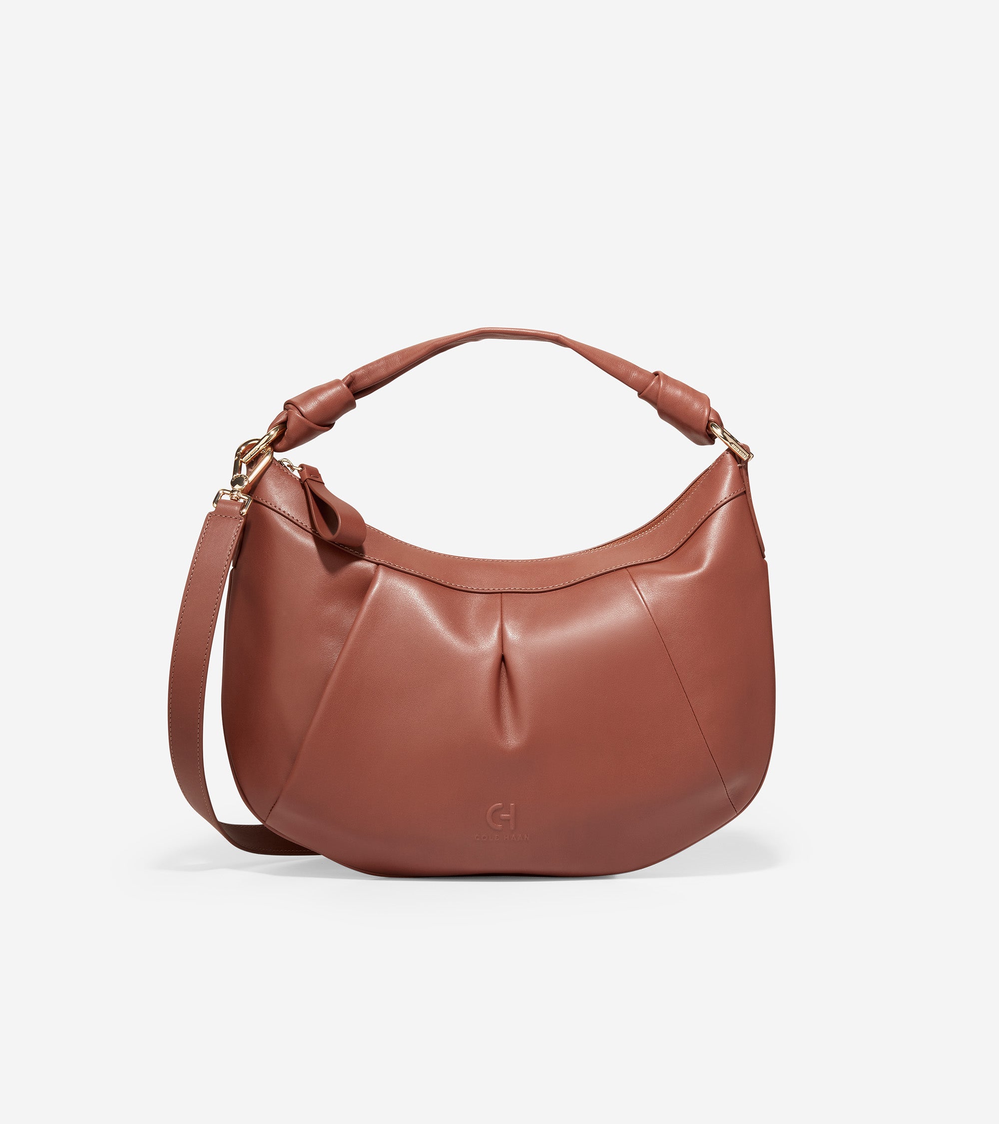 Cole haan leather slouchy messenger bag sale