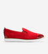 Red Dahlia Suede-Red Croc Print